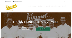 Desktop Screenshot of kimmelcleaners.com